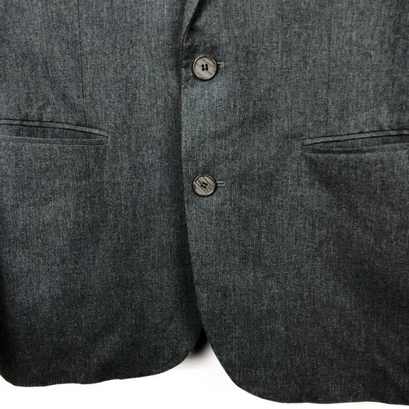 Shades of Grey by Michael Cohen Gray Lined Blazer Sport Jacket Coat 42R - Picture 4 of 7